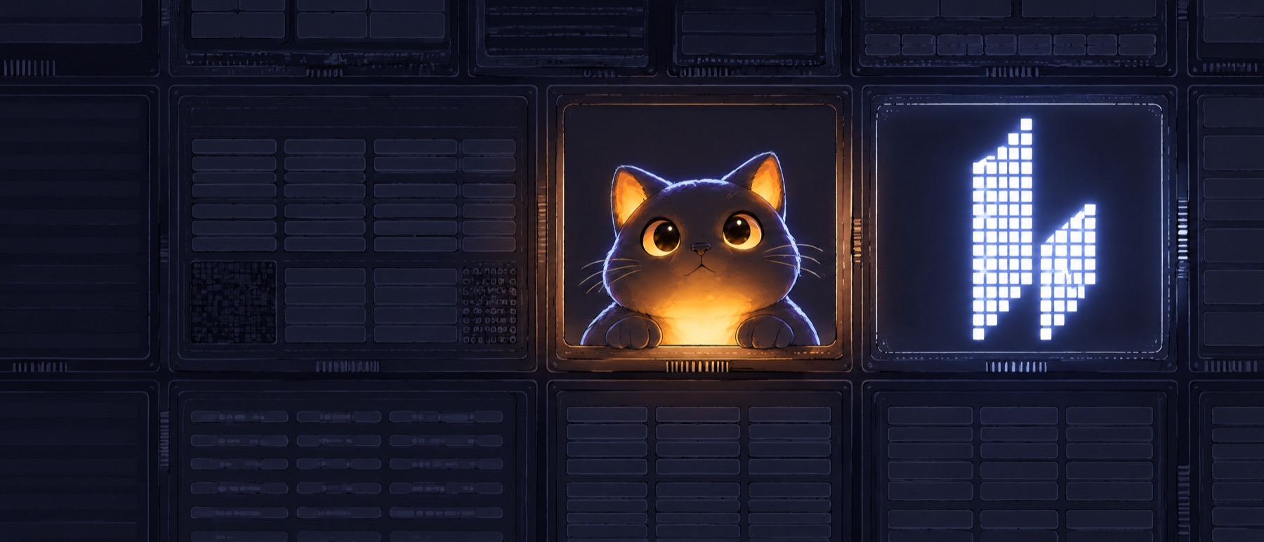 zkCat in a grid cell next to the Lighter logo