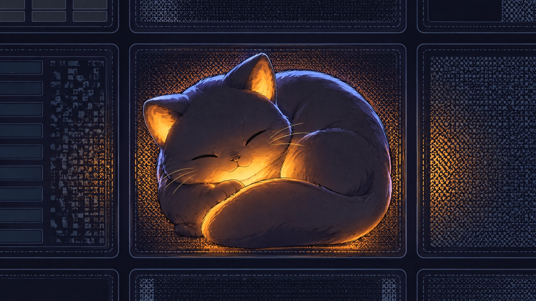 zkCat asleep in the queue